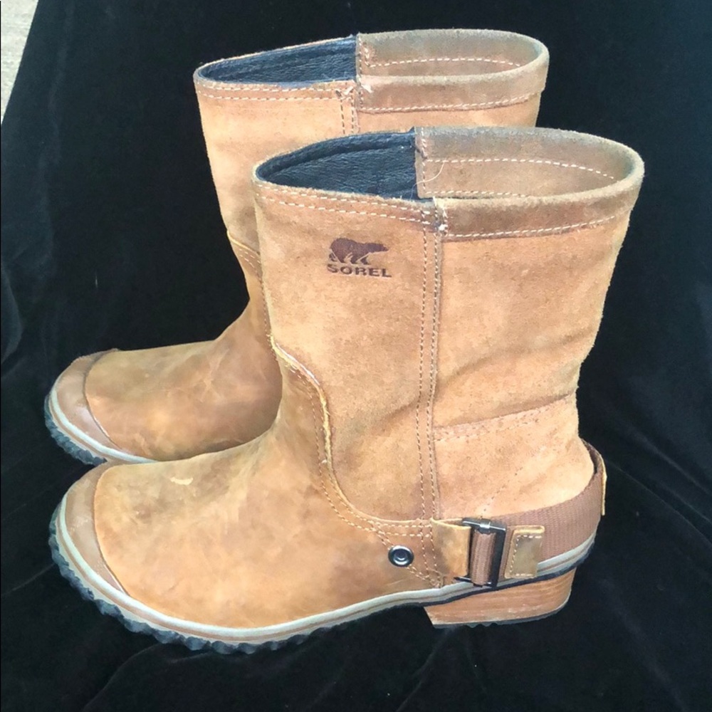 Sorel Slimshortie elk Grizzly boots size 6.5